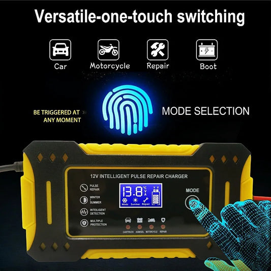 Cargador Inteligente 12V 6A – Potencia y protección para tu batería