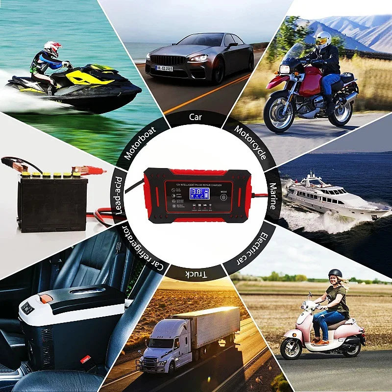Cargador Inteligente 12V 6A – Potencia y protección para tu batería