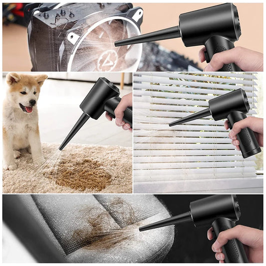 Soplador Inalámbrico 5 en 1 para Auto – Limpieza Rápida y Precisa