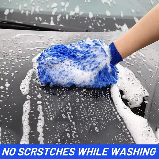 Guantes de Microfibra Doble Cara – Limpieza Profesional de Coches (1 o 2 Uds.)