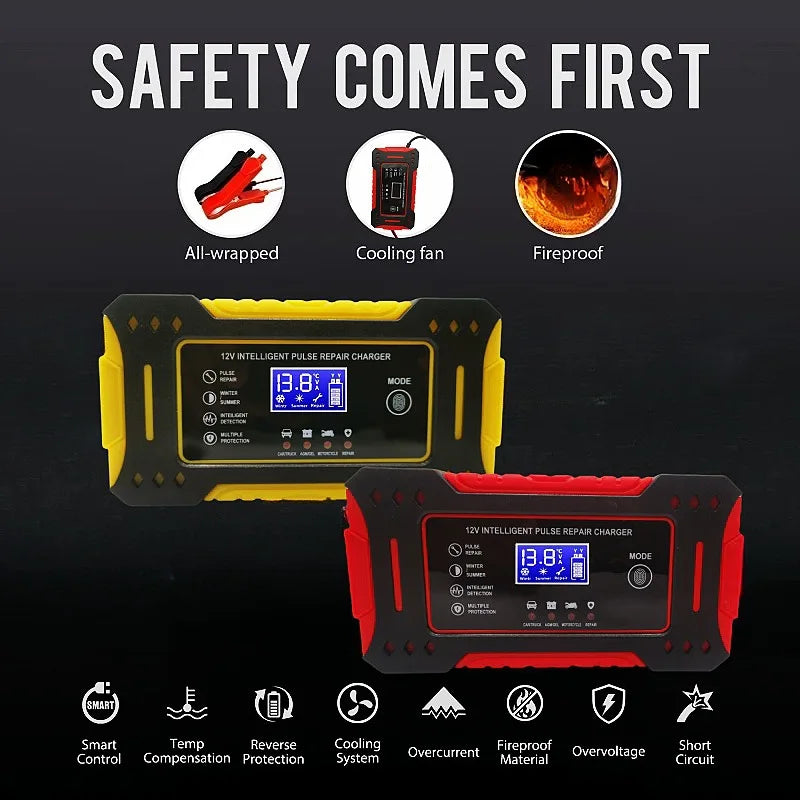 Cargador Inteligente 12V 6A – Potencia y protección para tu batería
