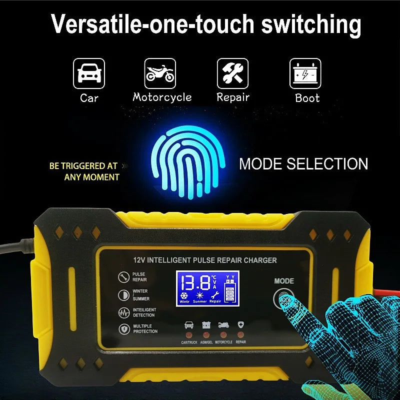Cargador Inteligente 12V 6A – Potencia y protección para tu batería