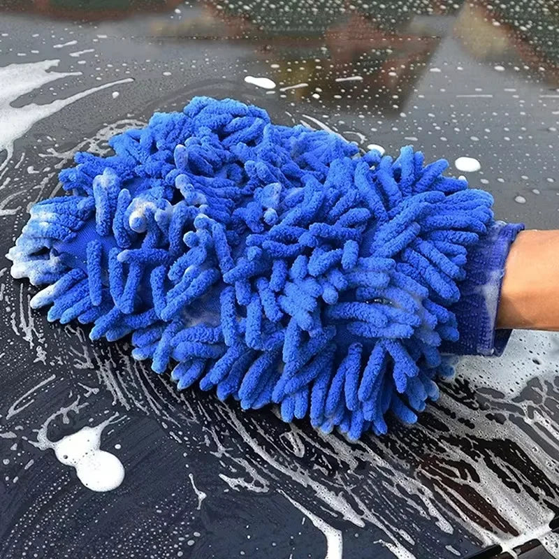 Guantes de Microfibra Doble Cara – Limpieza Profesional de Coches (1 o 2 Uds.)