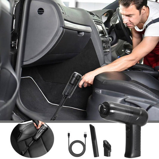 Aspiradora de Coche Inalámbrica: Potente, Ligera y Portátil