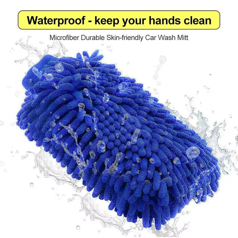 Guantes de Microfibra Doble Cara – Limpieza Profesional de Coches (1 o 2 Uds.)