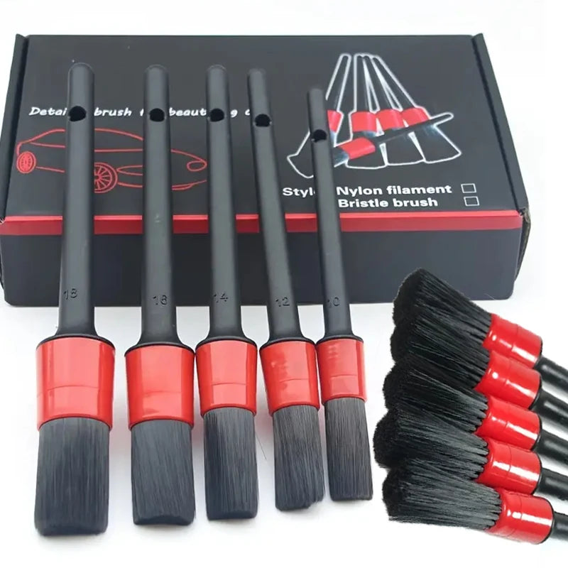 Kit de Cepillos Detailing – Limpieza Total Interior & Exterior